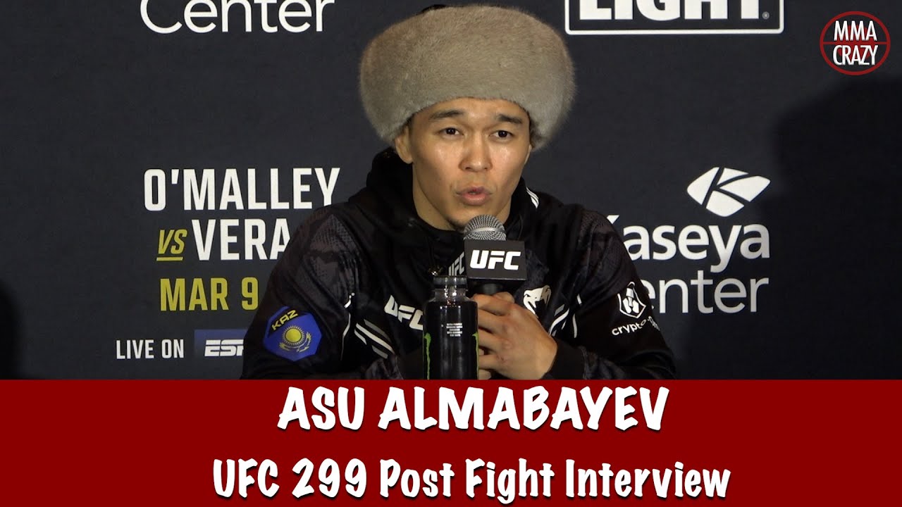 Asu Almabayev wants top 10 or top 5 he’s ready after win over CJ Vergara at UFC 299