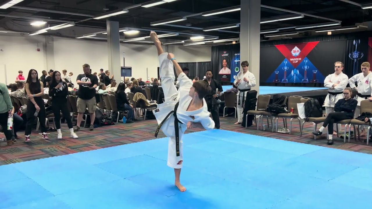 Myles Omlor Men's Korean Forms - AKA Warrior Cup 2025 background