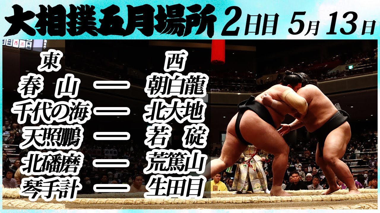 大相撲 幕下上位五番 <令和6年五月場所・2日目>SUMO background