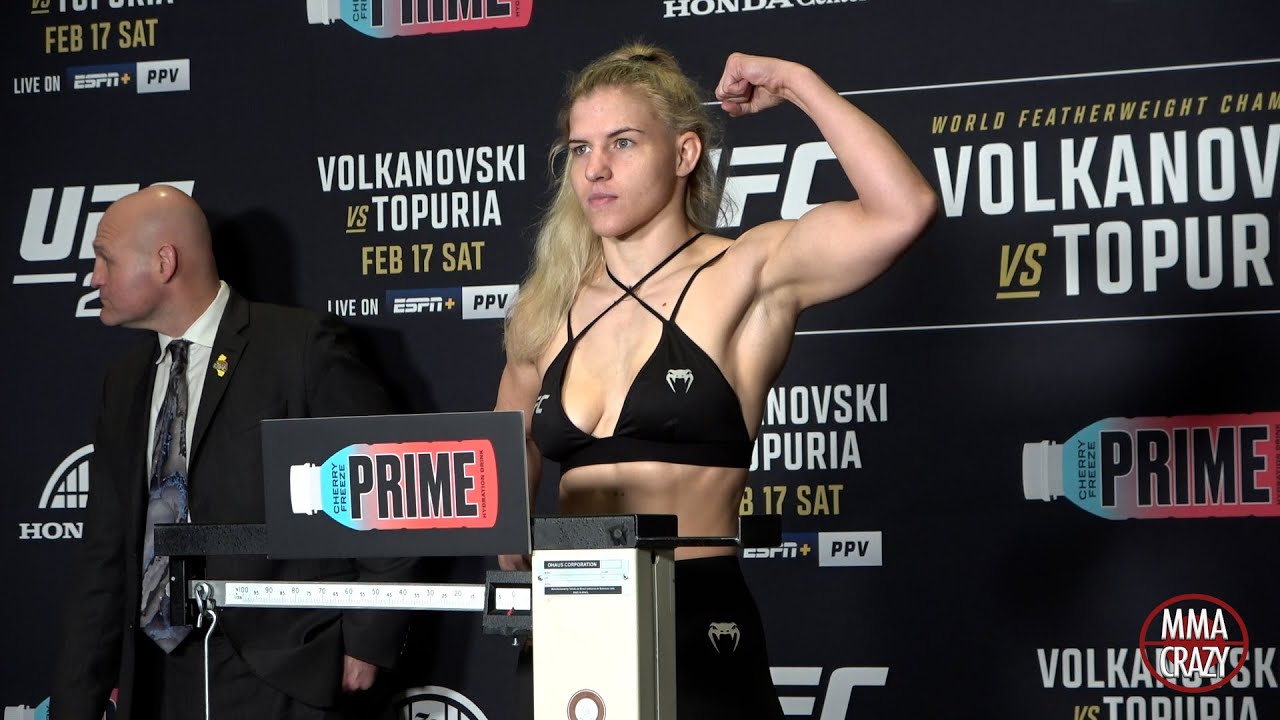 UFC 298: Volkanovski vs. Topuria Official Weigh in Live Stream background