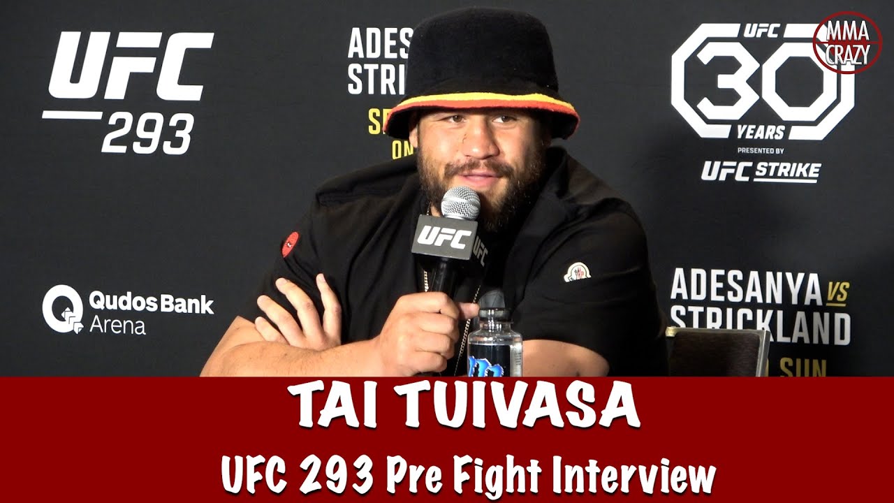 Tai Tuivasa 'I haven’t fought for a while so I’m broke, so I can’t get a haircut" | UFC 293 background