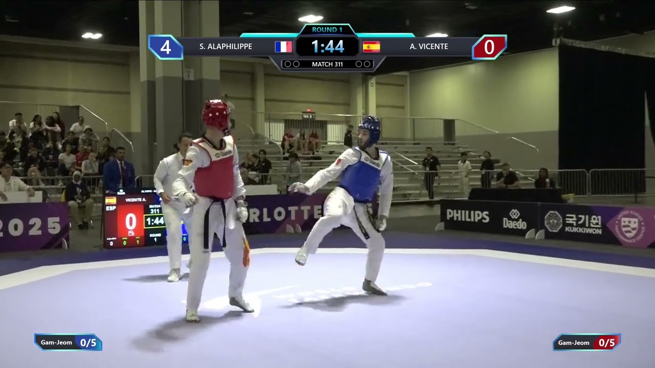 311 Round of 32 M 68kg FRA S ALAPHILIPPE ESP A VICENTE PGM