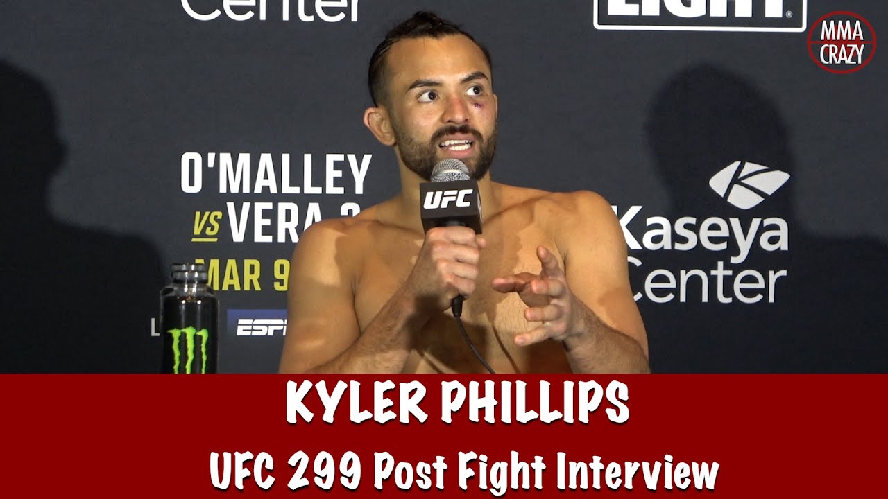 Kyler Phillips will fight teammate Sean O’Malley, talks eye pokes in fight & his win at UFC 299 background