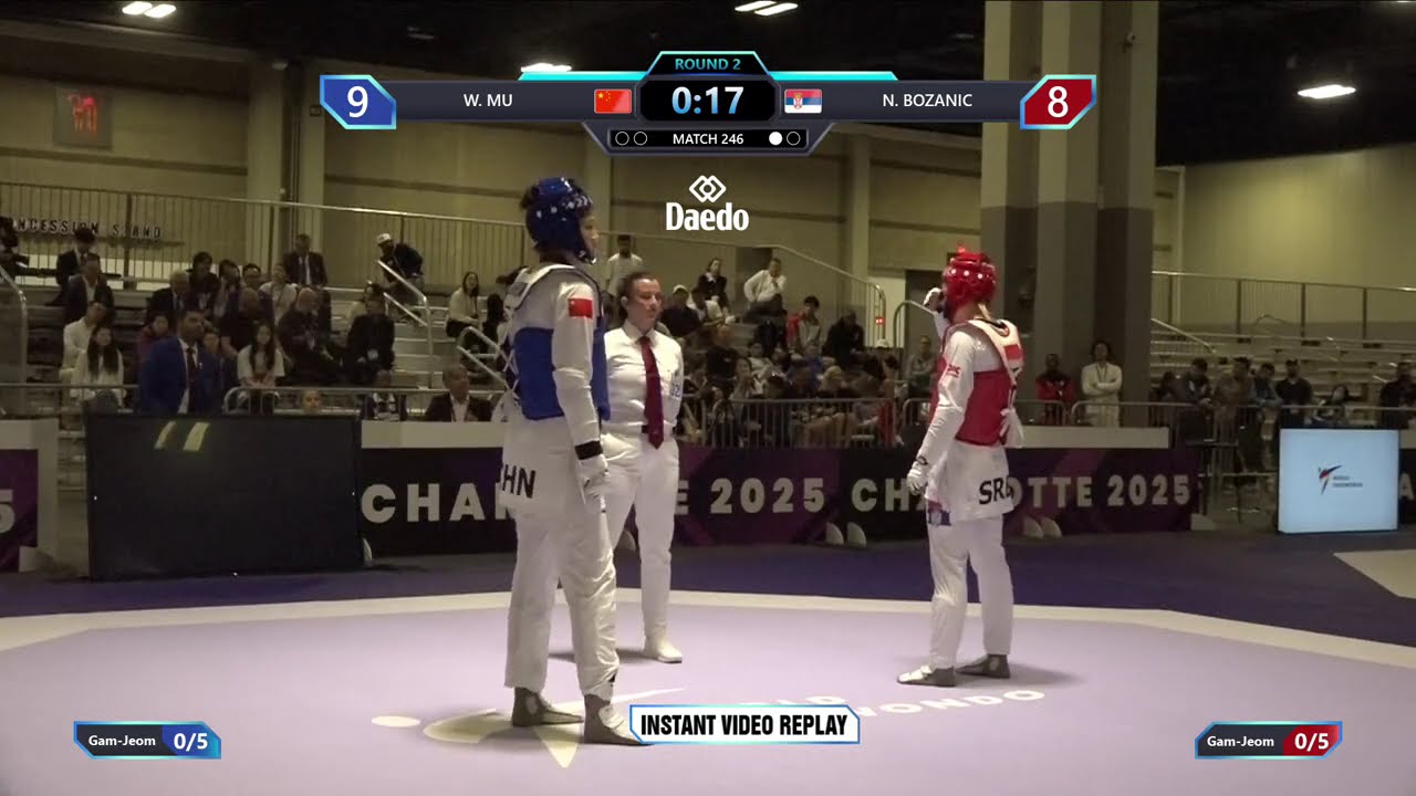 246 Finals W +67kg CHN W MU SRB N BOZANIC PGM