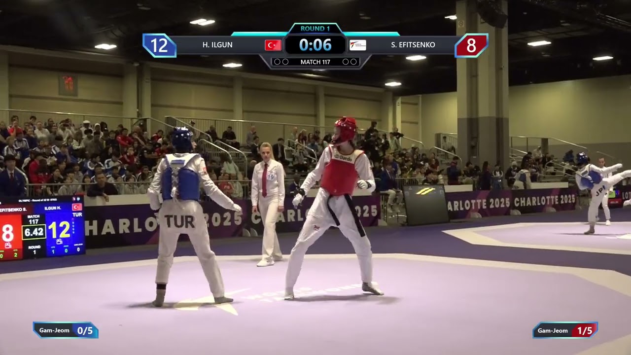 117 Round of 32 W 57kg TUR H ILGUN AIN S EFITSENKO PGM