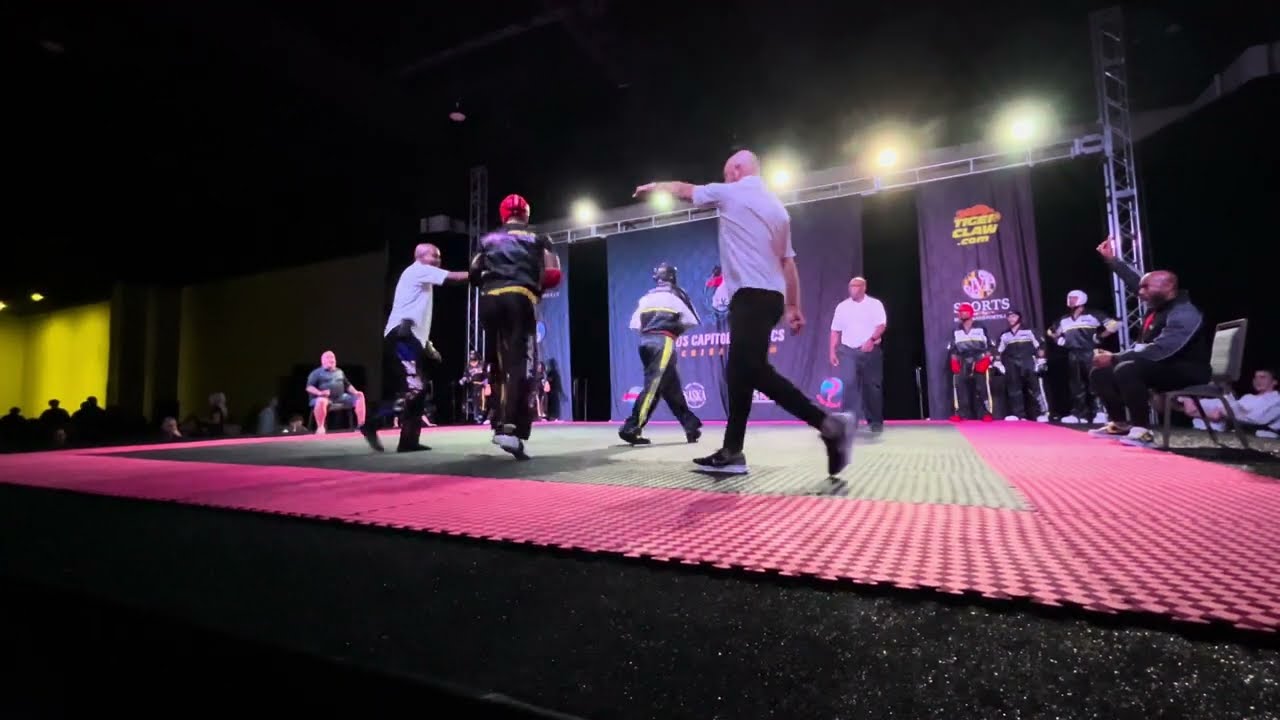 Team Paul Mitchell vs Team Straight Up Men’s Team Sparring Finals - US Capitol Classics 2024 background