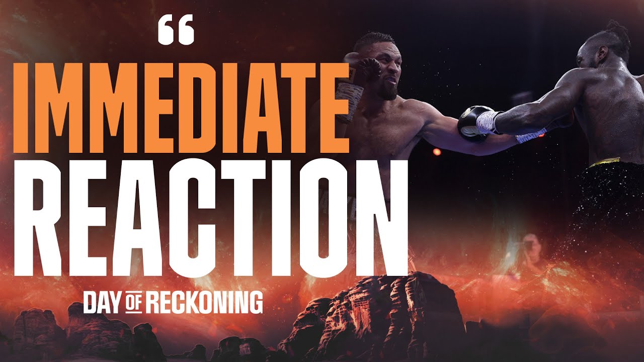 Post Fight: Deontay Wilder & Joseph Parker On Shock Result In Riyadh π€― background