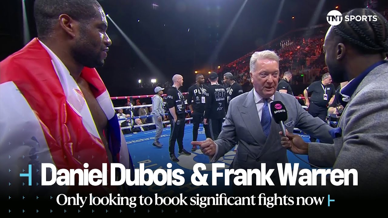 "HE HAS PROVED ALL THE DOUBTERS WRONG!" | Frank Warren only wants big fights for Daniel Dubois now đ background
