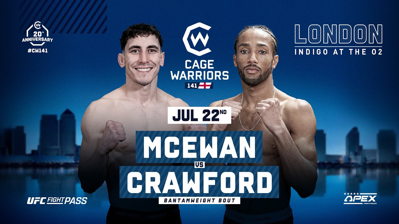 CW141: Reece McEwan vs Kingsley Crawford background