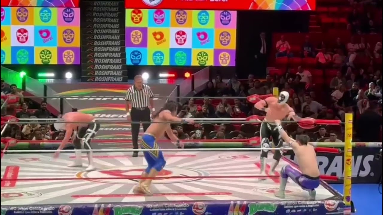 Blue Shark y El Vigía🆚 Calavera Jr I y Calavera Jr II