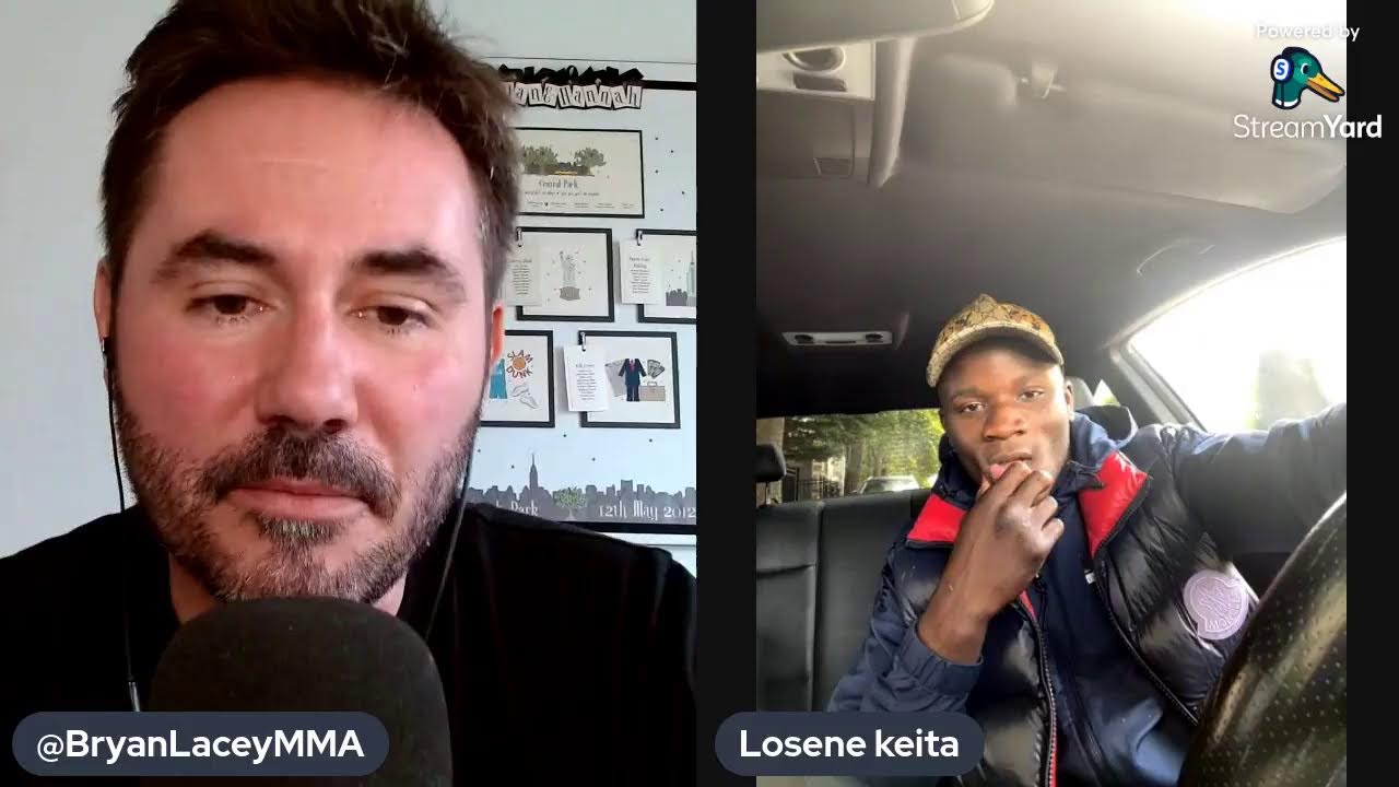 Live Talk with Bryan Lacey and Losene Keita background