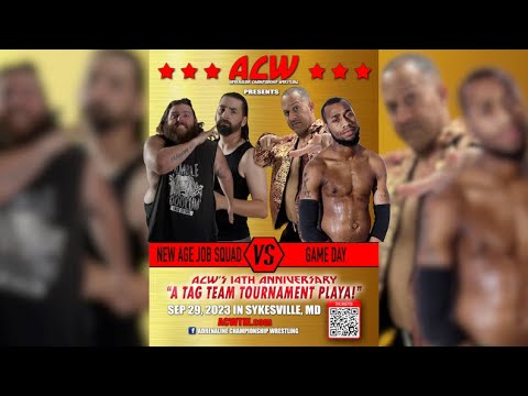 The New Age Job Squad vs Game Day - ACW 14 Year Anniversary background
