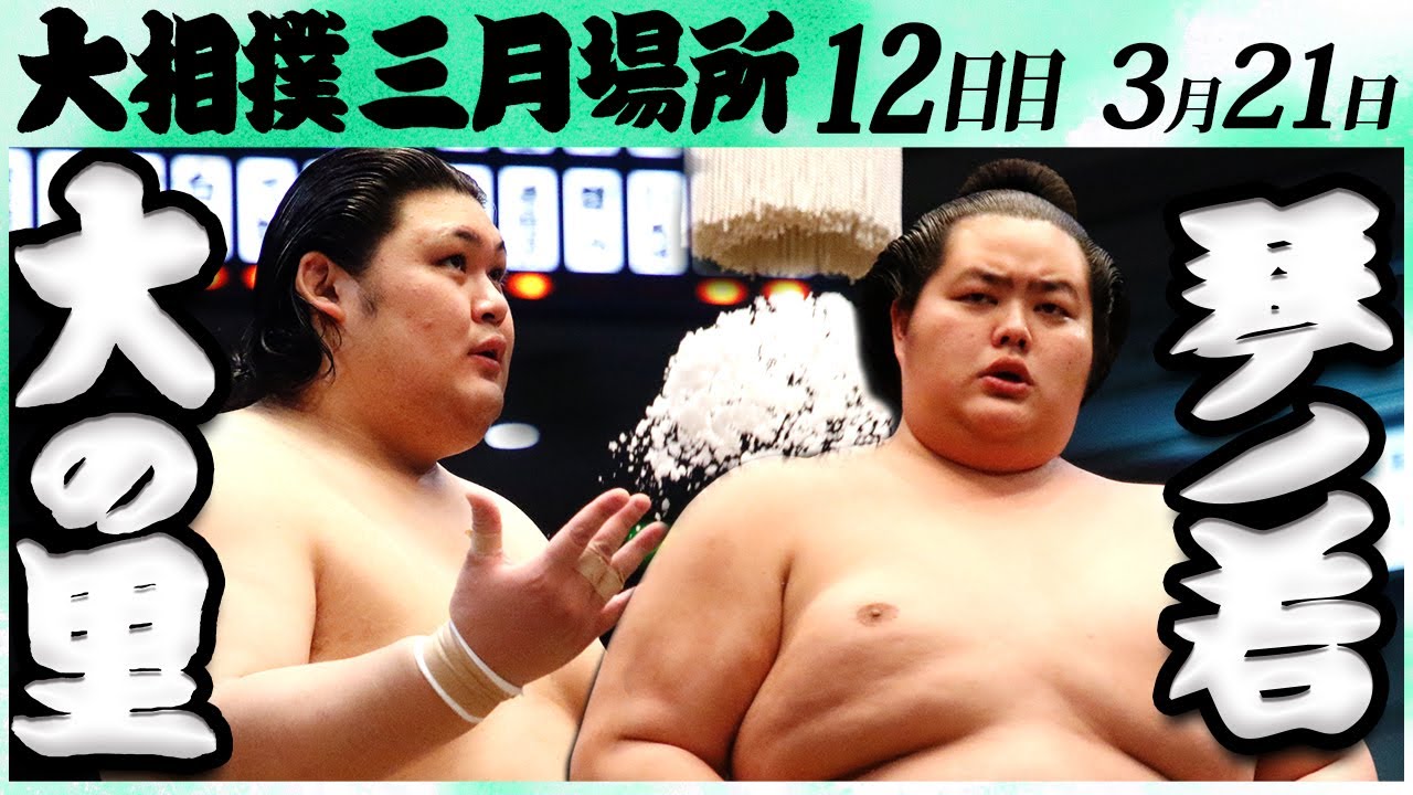 大相撲 大の里ー琴ノ若 <令和6年三月場所・12日目>SUMO background