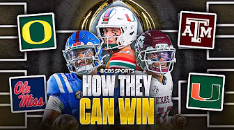 CFP Preview: How Miami, Oregon, Texas A&M, & Ole Miss Can Win It All 🏆