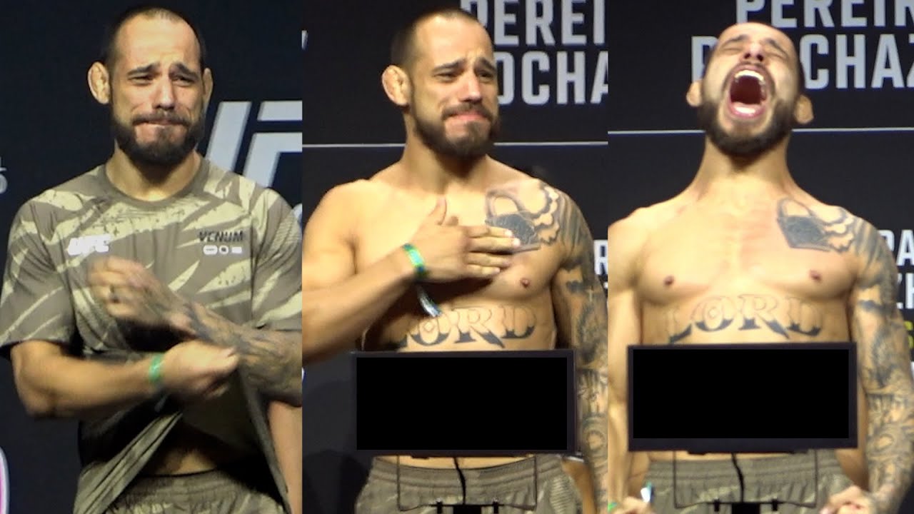UFC Fighter Jean Silva Close to TEARS as he weighs in for UFC 303 background