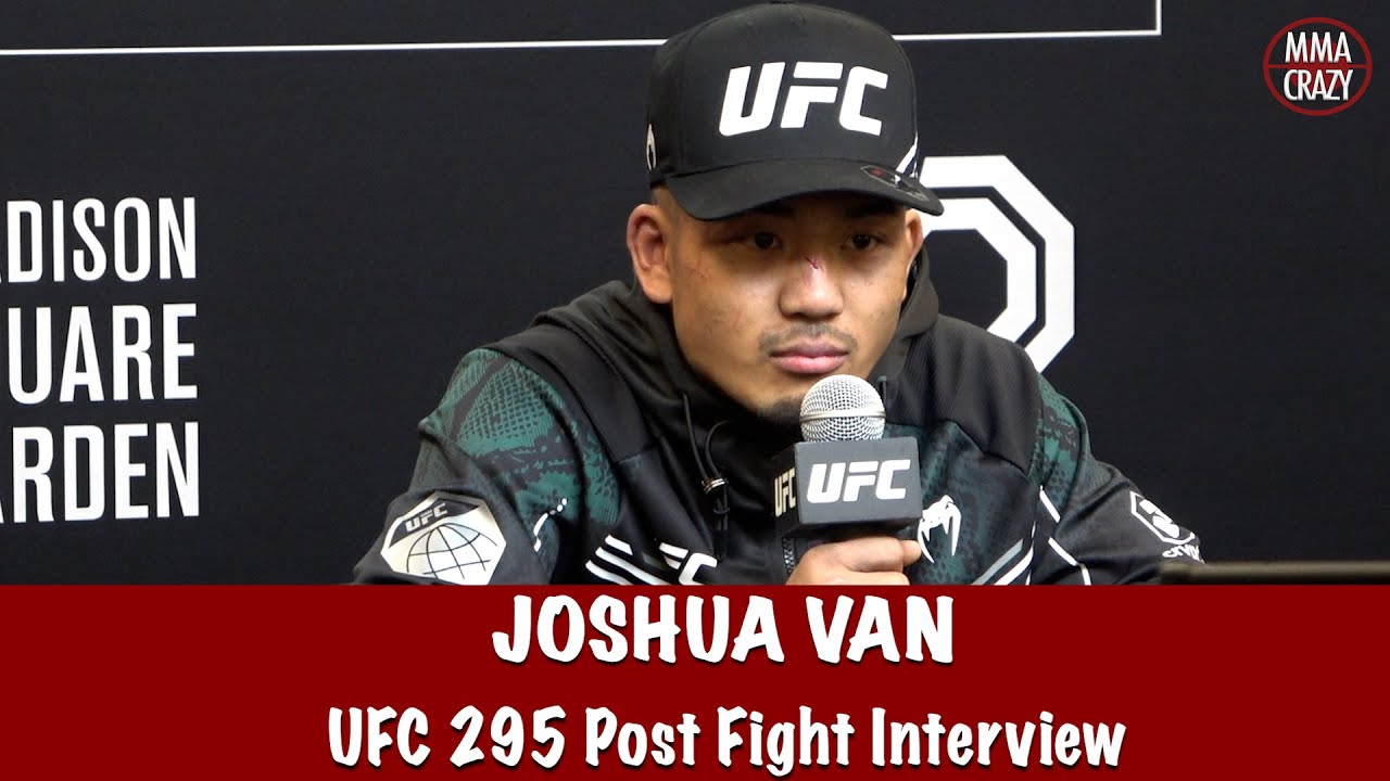 Joshua Van reveals car accident before UFC 295 win over Kevin Borjas background