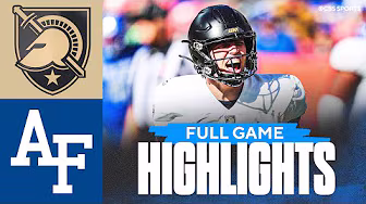 Army Black Knights vs Air Force Falcons | Full Game Highlights