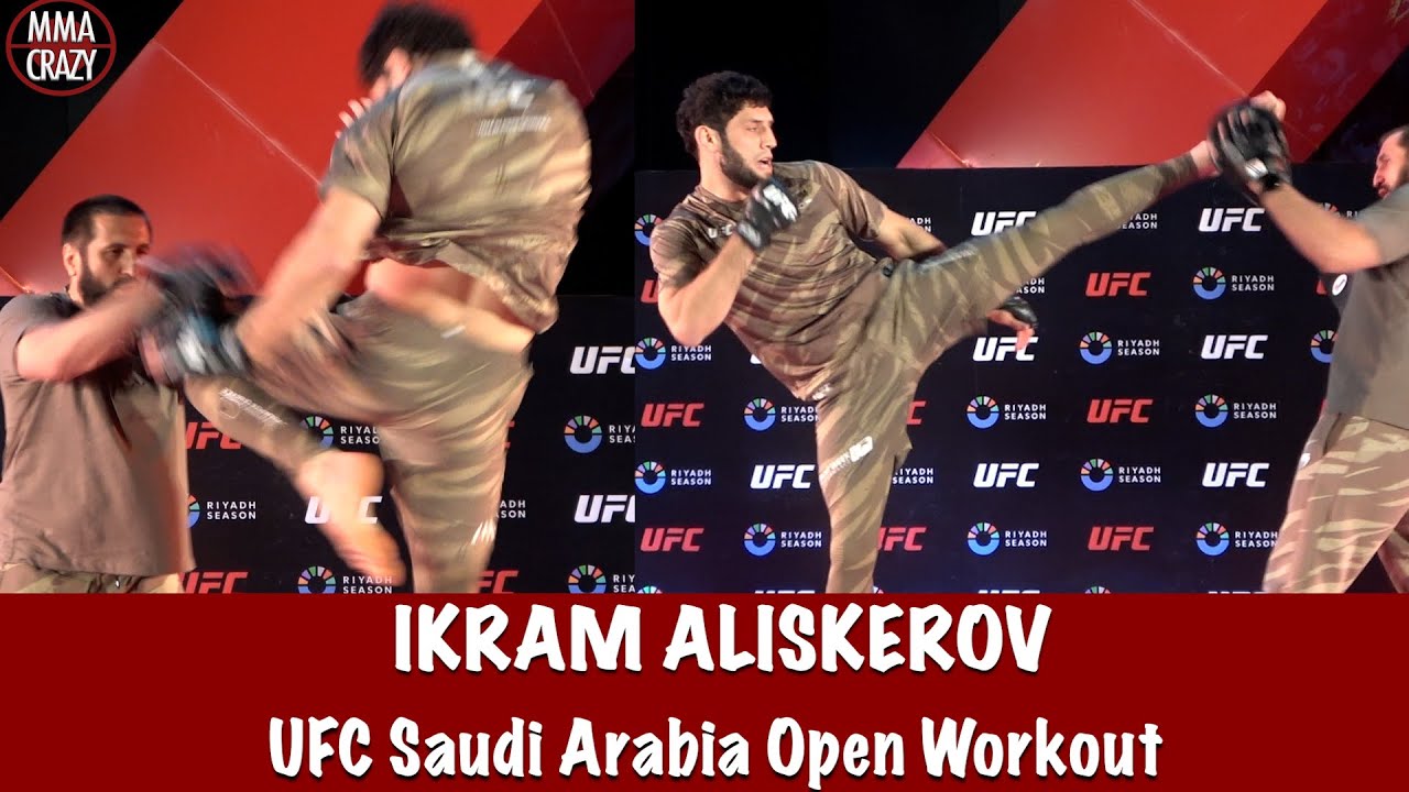 UFC Saudi Arabia: Ikram Aliskerov Open Workout Highlights