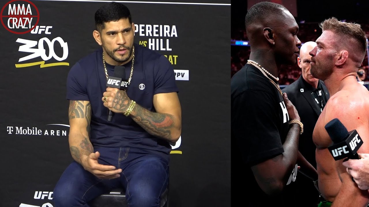 Alex Pereira on Israel Adesanya fighting Dricus Du Plessis next background