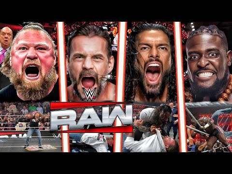 WWE Raw March 23 2026 Full Show Review Brock Lesnar Vs Oba Femi & Roman Reigns Vs CM Punk