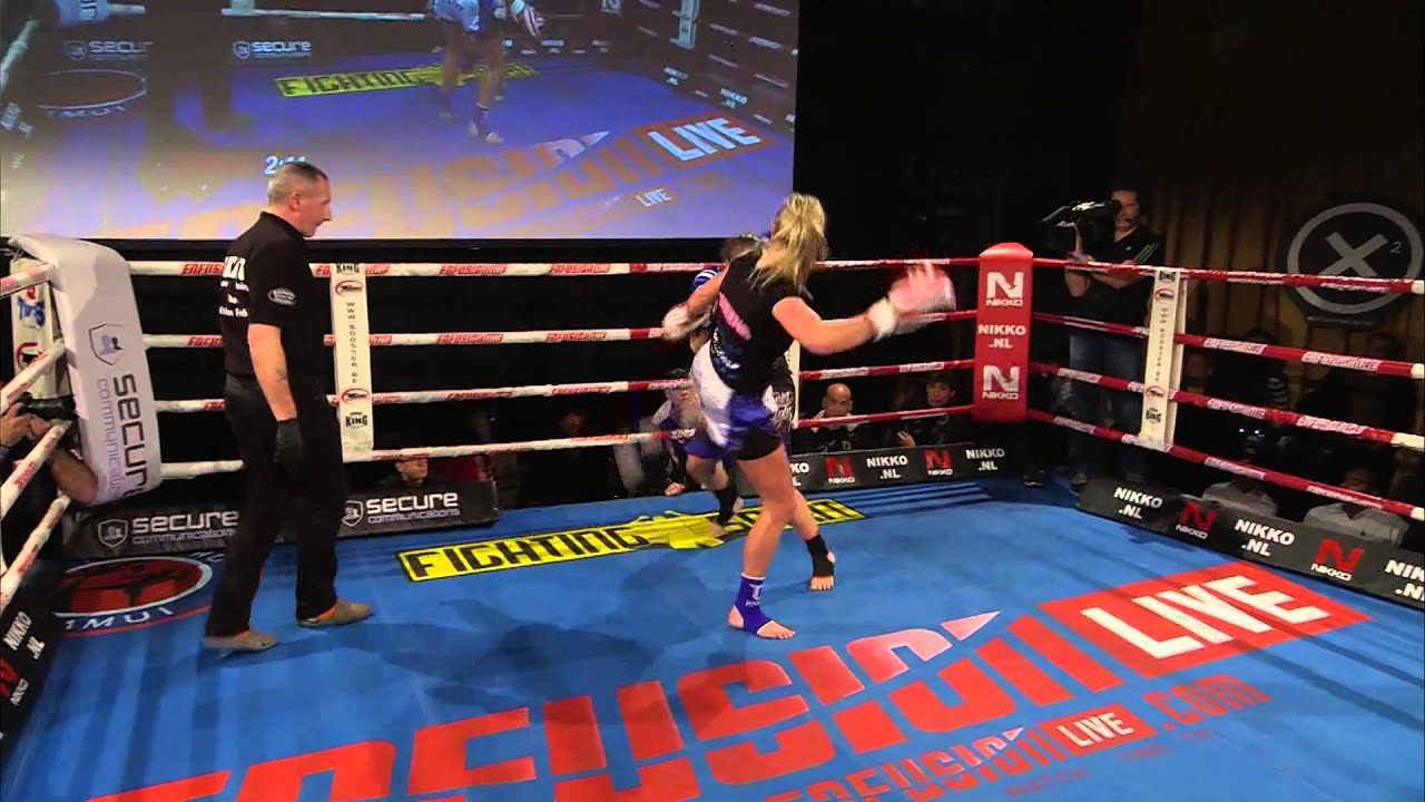 Enfusion Contracted Fighter Sheena Widdershoven Promo background