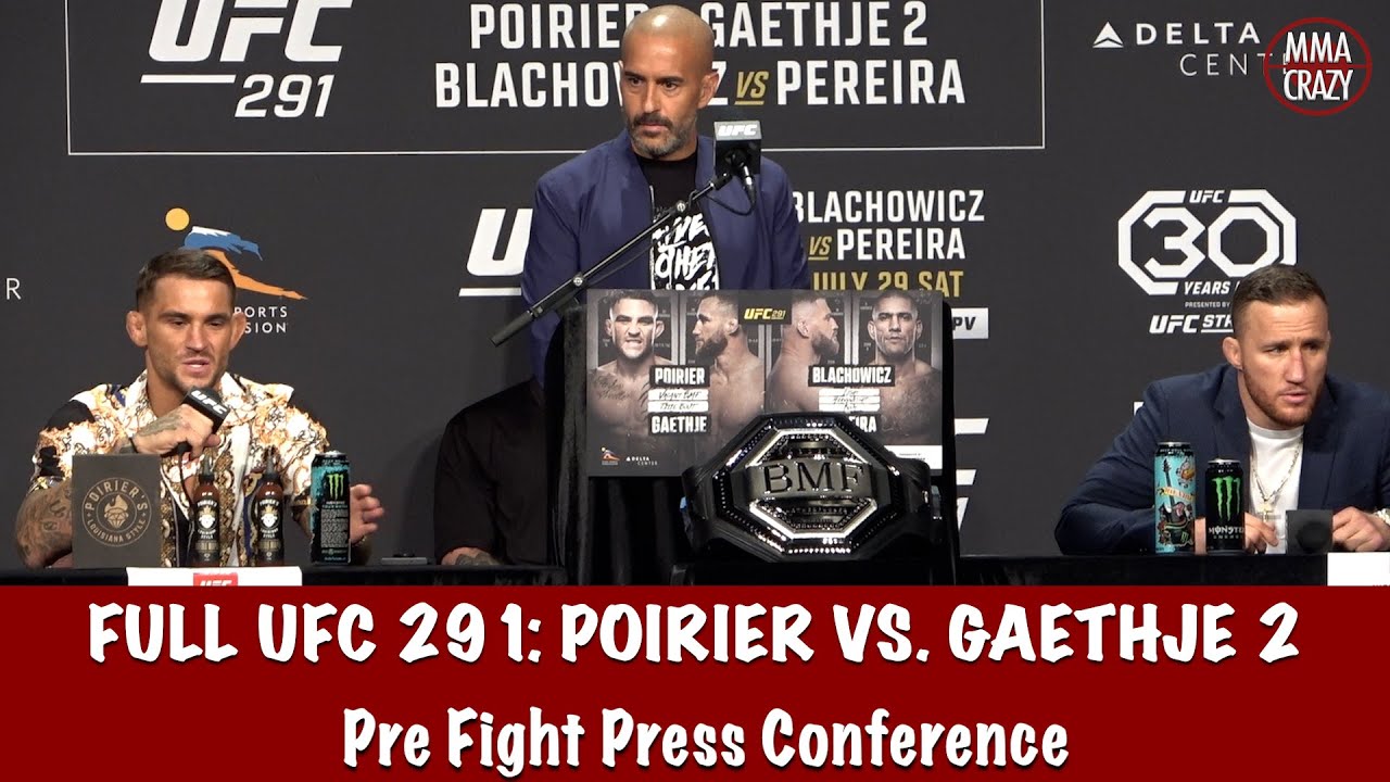 Full UFC 291: Pre Fight Press Conference Dustin Poirier vs. Justin Gaethje 2 background