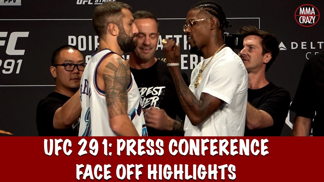Full UFC 291: Pre Fight Press Conference Face off Highlights