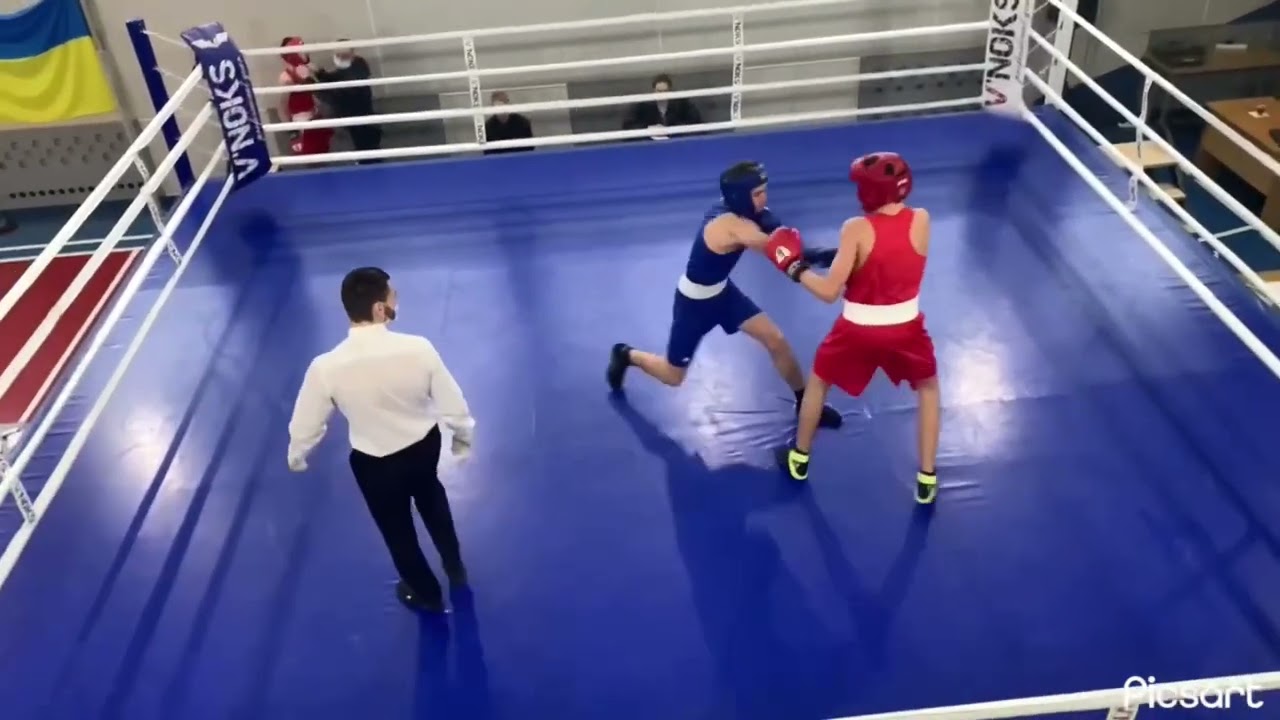 63 кг Башманов Николай + Цыбулько Андрей, Чемпионат Донецкой области по боксу , 4.02.2022 г Покровск