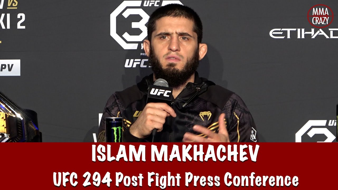 Full Islam Makhachev UFC 294 Post Fight Press Conference
