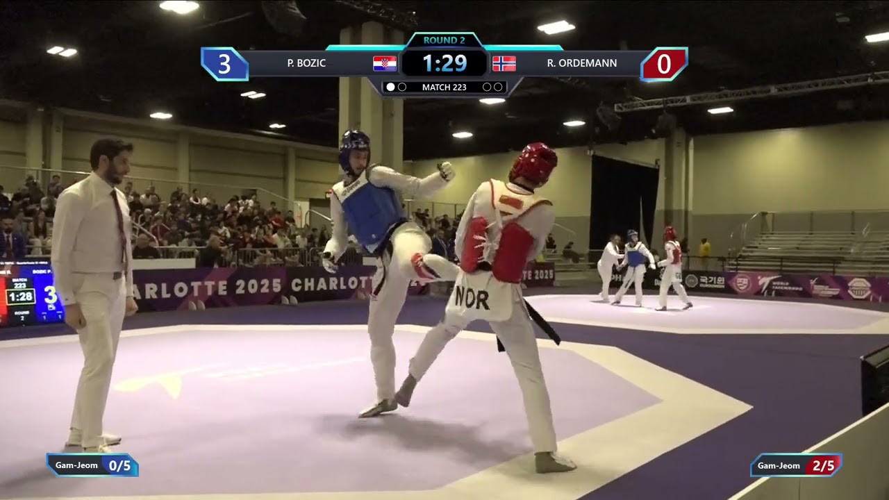 223 Quarterfinals M +80kg CRO P BOZIC NOR R ORDEMANN PGM