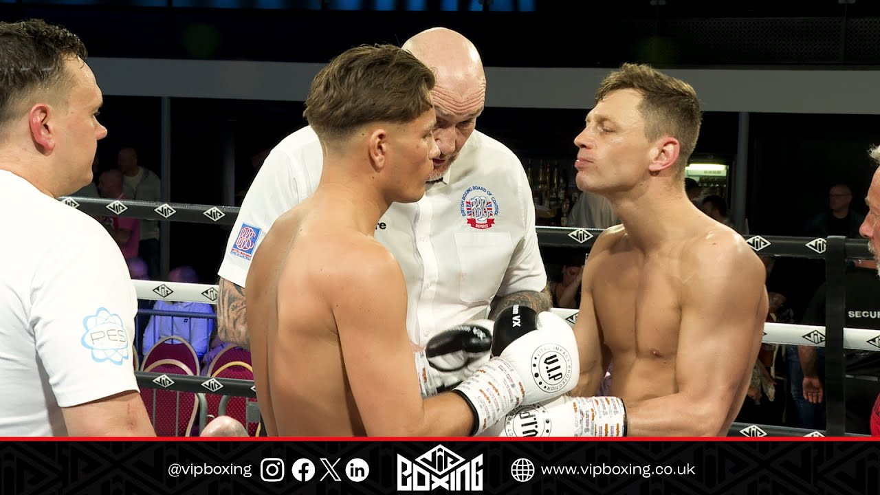 Adam Reichard vs Jake Osgood at VIP's Rainton Arena Show on (4 May 2024) background