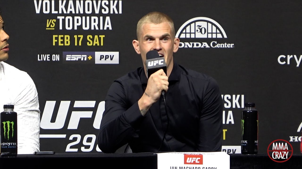 Ian Garry Showered with LOUD BOOS at UFC 298 Press Conference background
