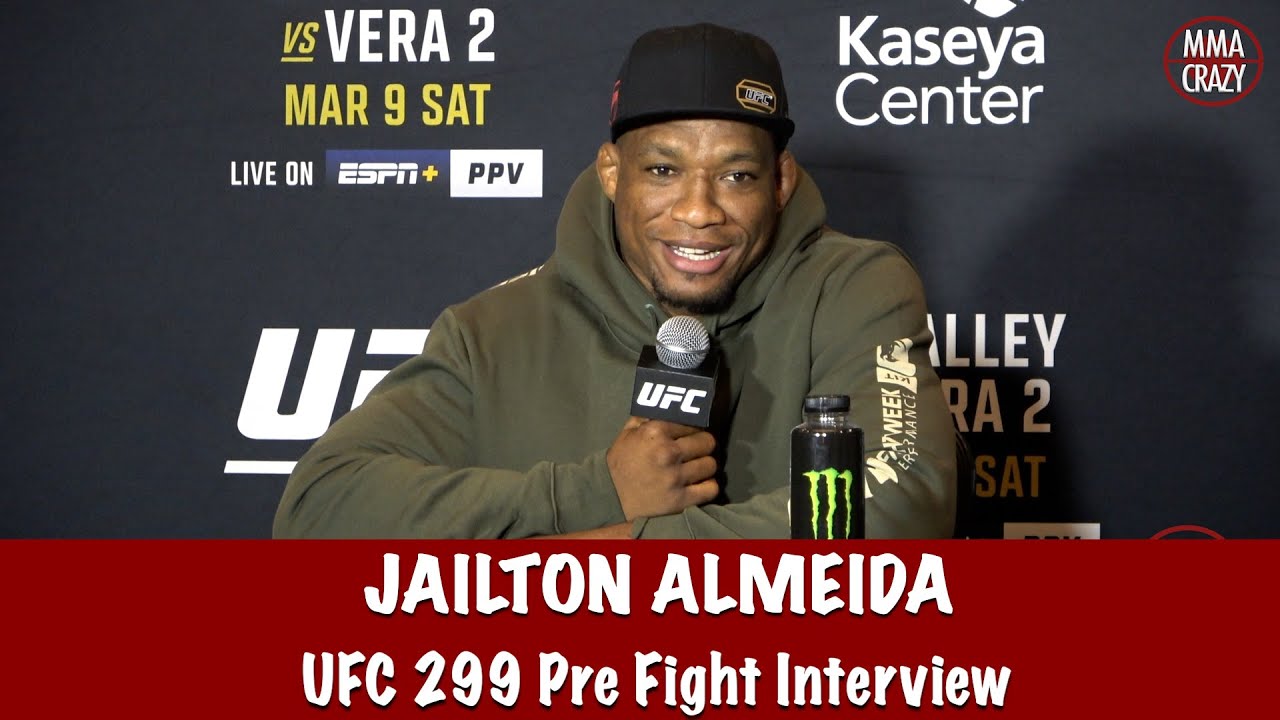 Jailton Almeida “If Curtis Blaydes will be Gaethje I will be Khabib” at UFC 299