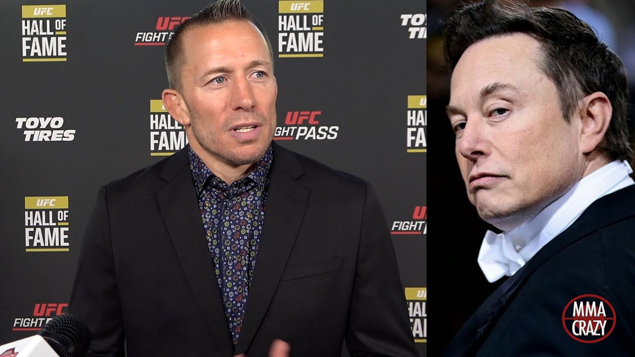 Georges St-Pierre "Elon Musk is much stronger than the average man" background