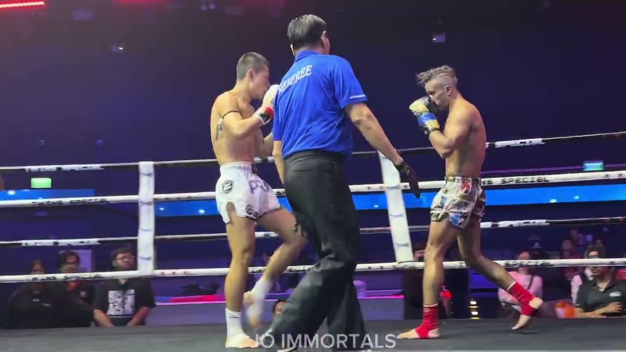 โหดกว่า อี้หลง นักมวยจีนขอดับซ่านักมวยฝรั่ง โคตรมันส์ Tsui Yiu lun vs Khalil Gurbaoui backdrop