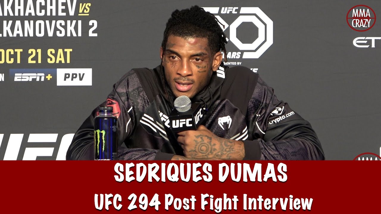 Sedriques Dumas says hair pulling by Abu Azaitar Pssed him off at UFC 294