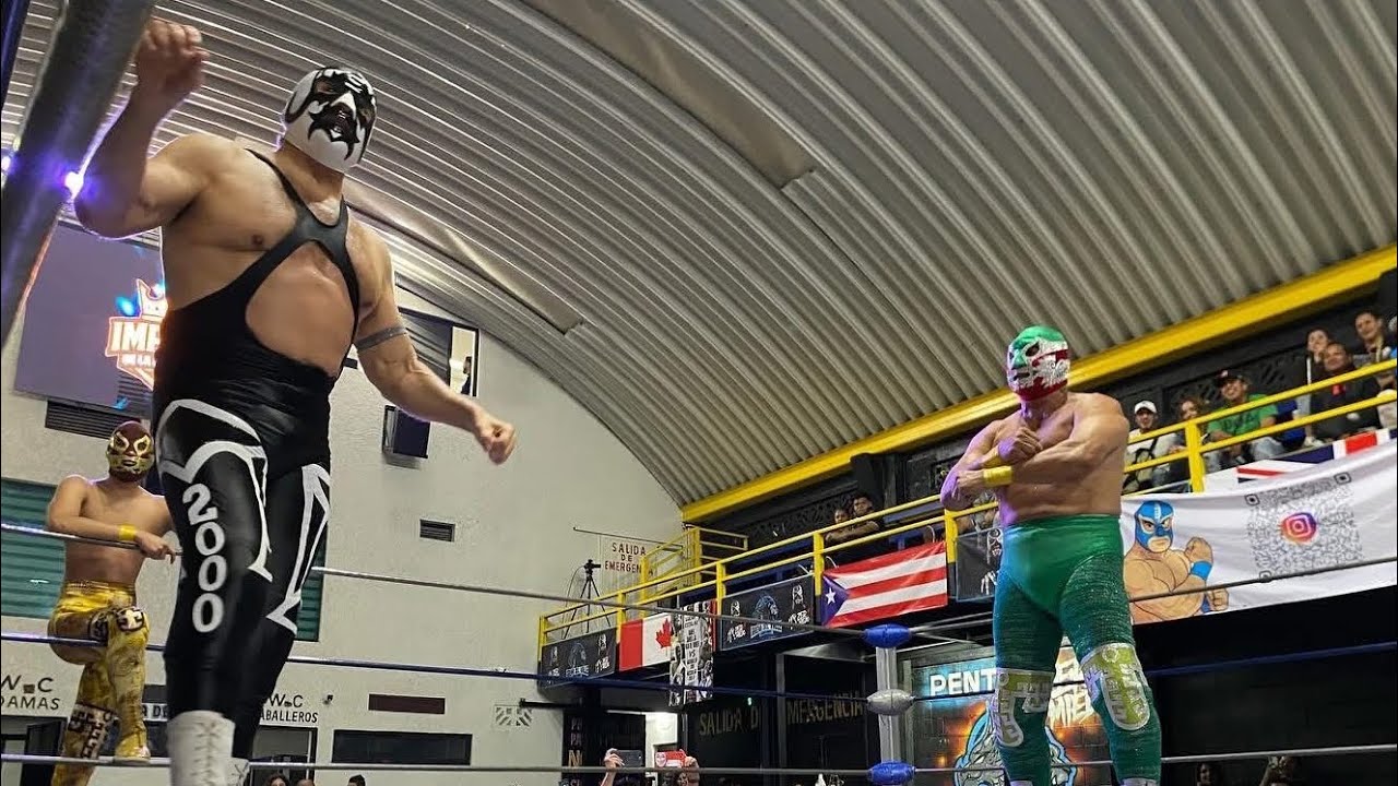 Lucha estelar Canek, Canek Jr e Hijo de Canek đ Mascara año 2000, MĂĄscara año 2000 Jr y Machote backdrop