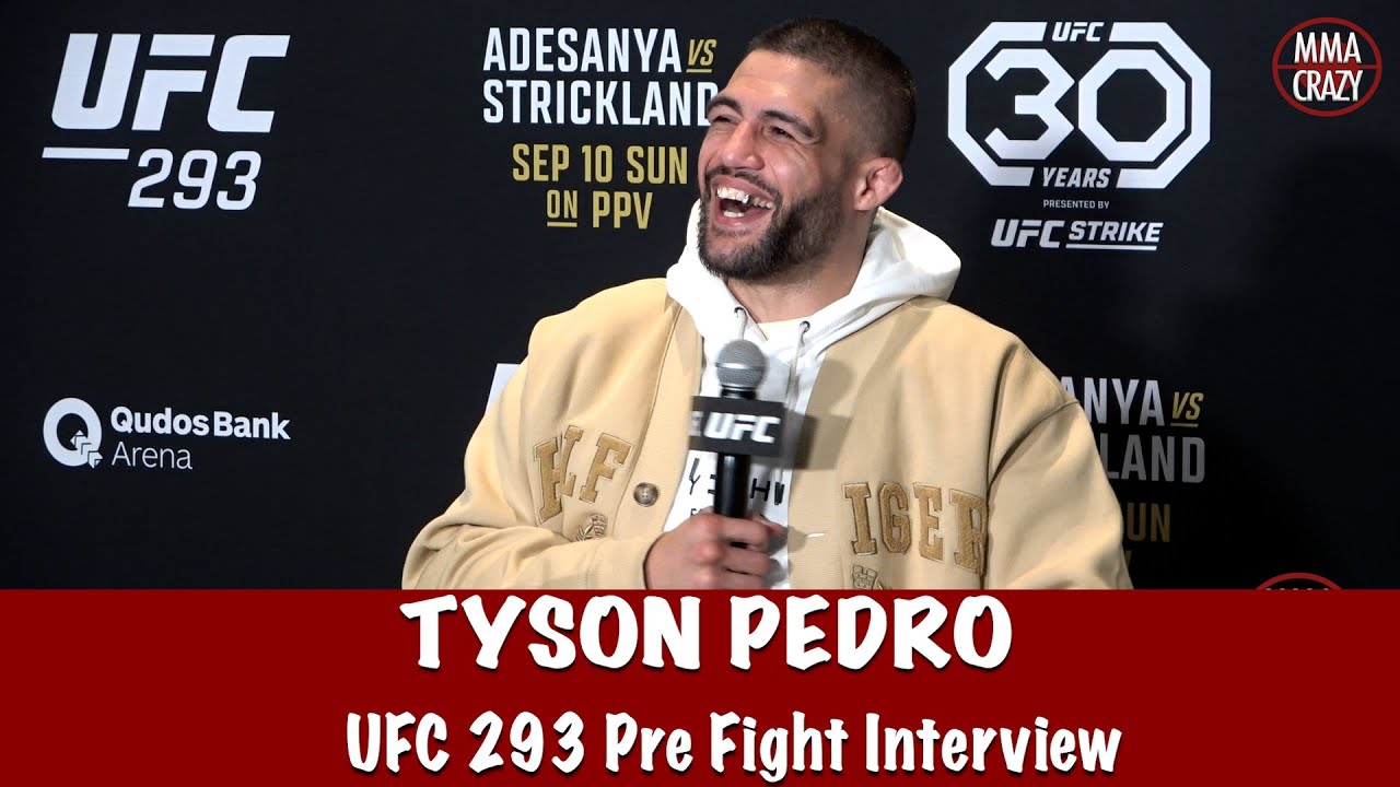 Tyson Pedro plans to “finish the pleasure man, Anton Turkalj off quick” at UFC 293 background