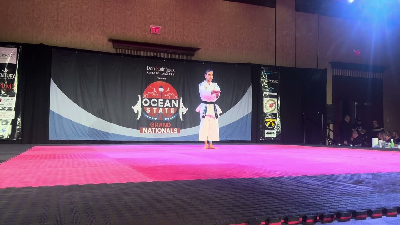 Oscar Pecci 13 & Under Boys Forms Overall Grand Championship - Ocean State Grand Nationals 2025 backdrop