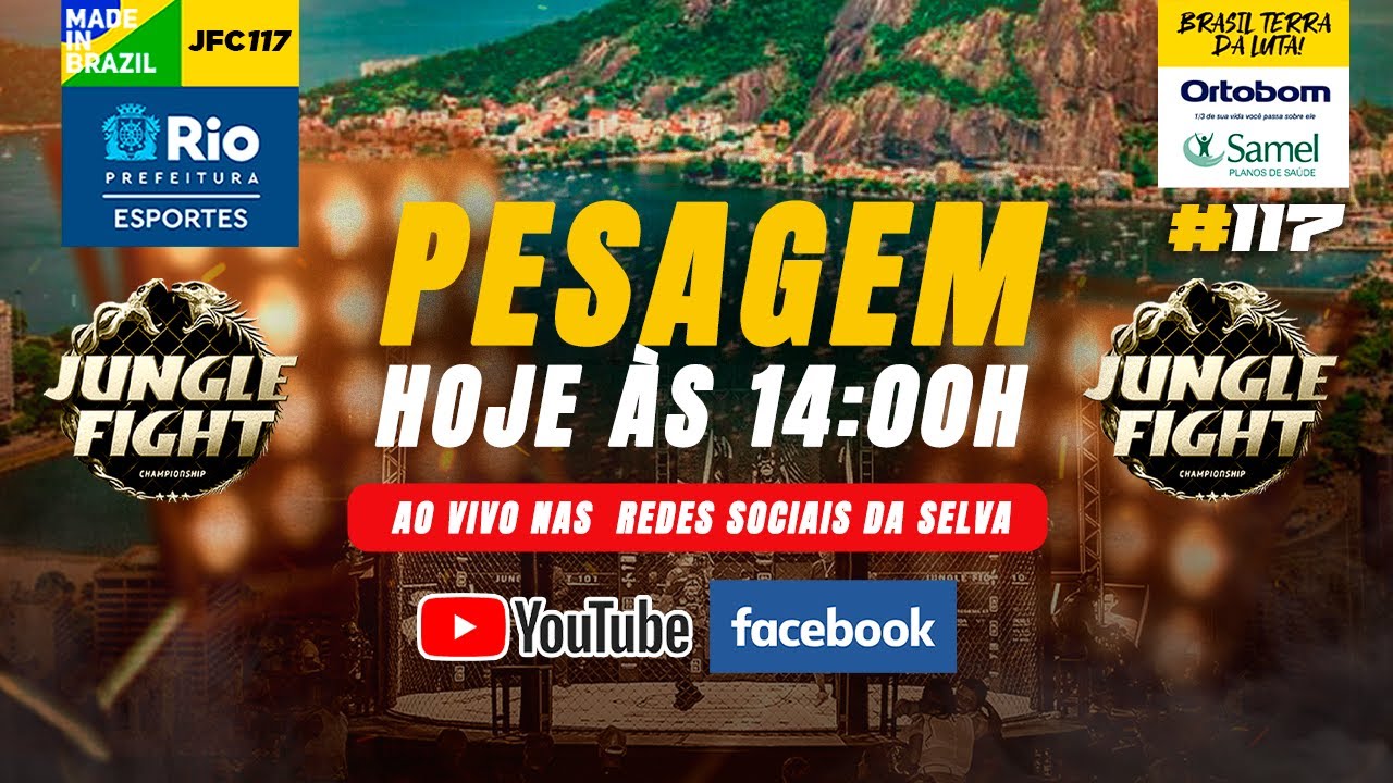 JUNGLE FIGHT 117 | RIO DE JANEIRO - PESAGEM NA ÍNTEGRA