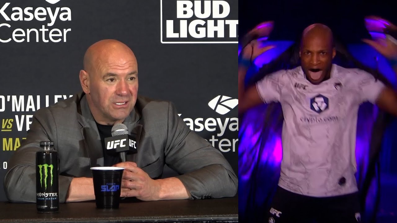 Dana White reacts to Michael 'Venom' Page debut win at UFC 299 background