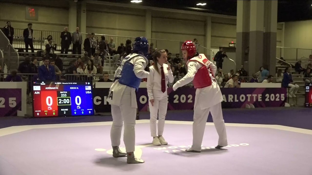 233 Round of 16 W +67kg USA H KECK AIN K ADEBAIO PGM background