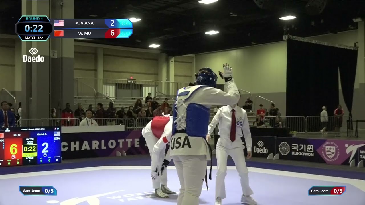 322 Round of 32 W +67kg USA A VIANA CHN W MU PGM