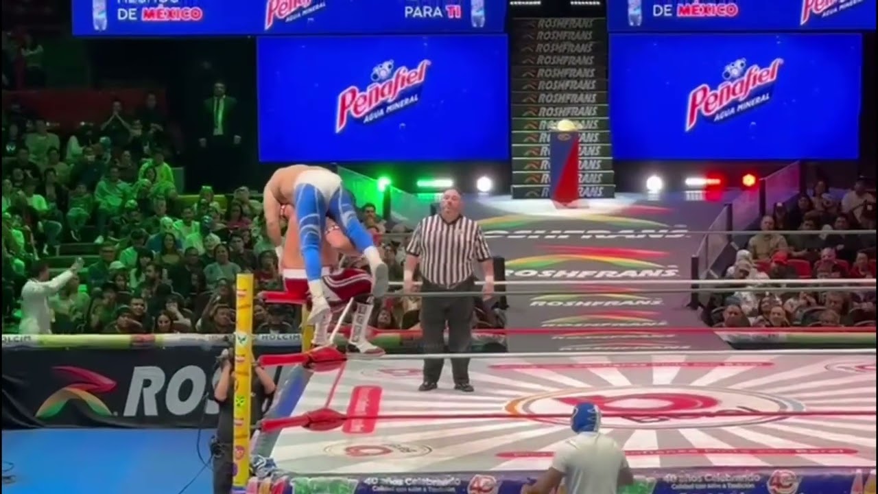 Campeonato de Peso Abiero de MLW. (Campeón) Último Guerrero🆚 Blue Panther (Retador) background