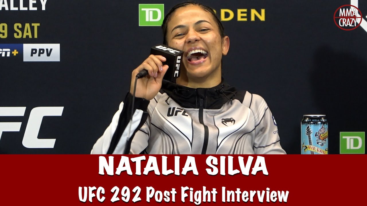 Natalia Silva Reacts to Paulo Costa saying she’s on secret juice “I drink too” UFC 292