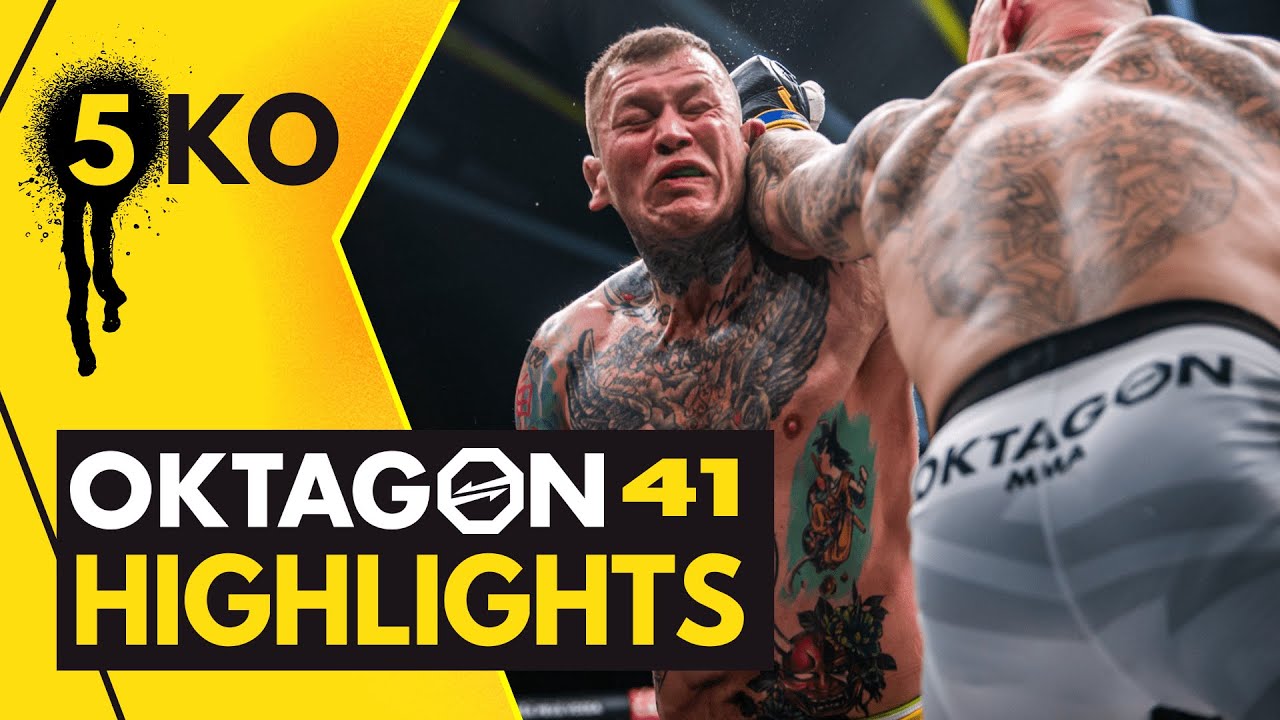 The best KNOCKOUTS you need to see! OKTAGON 41 RECAP background
