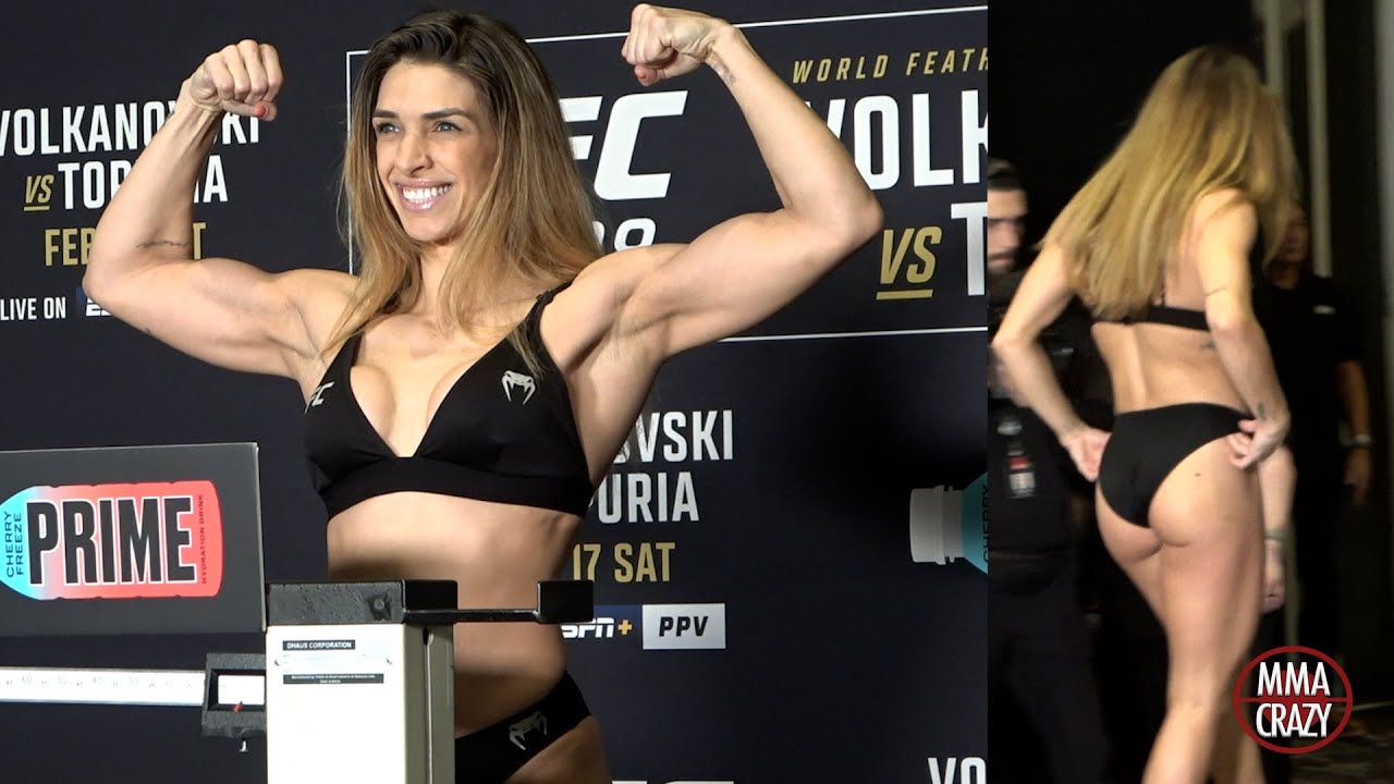 Mackenzie Dern weighs in for UFC 298