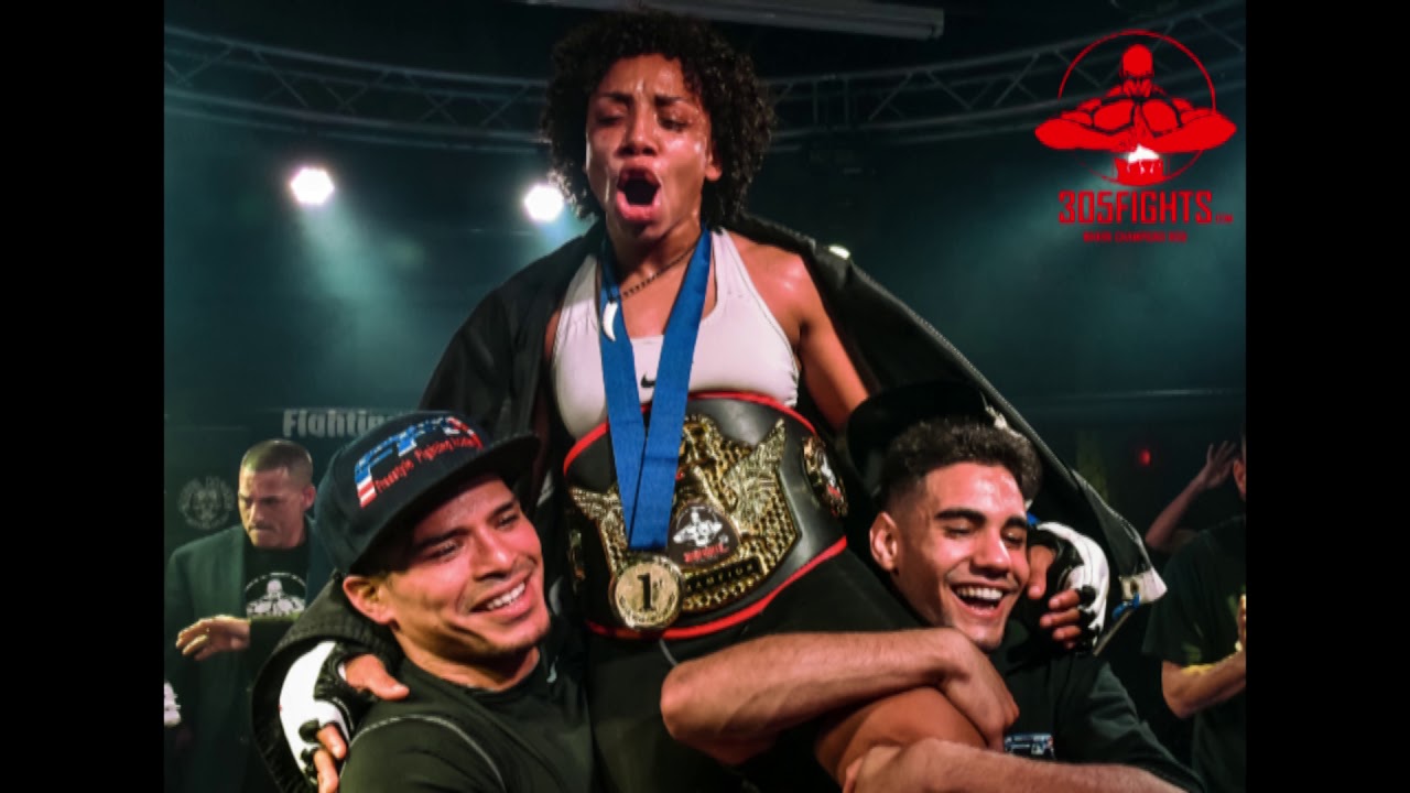 305FIGHTS THANKS EVERYONE FOR THEIR SUPPORT backdrop