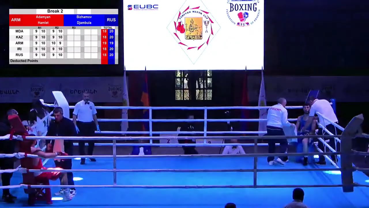Dzhambulat Bizhamov (RUS) vs. Hamlet Adamyan (ARM) Yerevan Mayor Cup 2025 Final (80kg) background