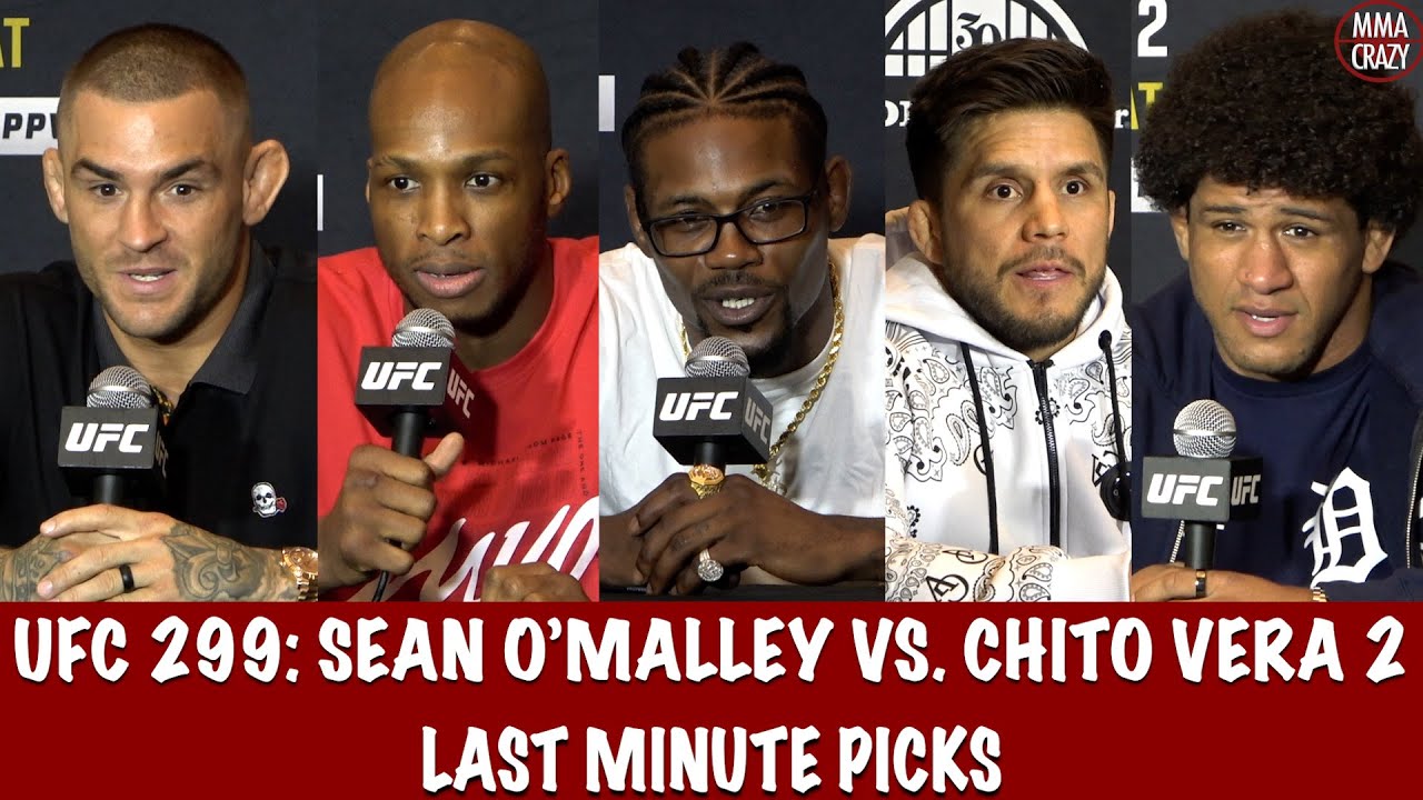 UFC 299: Sean O'Malley vs. Marlon Chito Vera 2 Last Minute Picks background